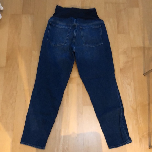 Old Navy Maternity Full Panel OG Straight Jeans - Picture 2 of 3